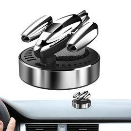 Solar Car Air Freshener - Plane Odor Eliminator | Rotating Freshener Deodorizer Solar for Car Bathroom Home Interior