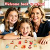 RUEGGVAT 40Pcs Back to School Charms, Teacher Charms for Jewelry