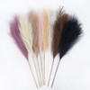 5 Pcs 27.6" Pampas Grass Decor Faux Dried Fluffy Fake