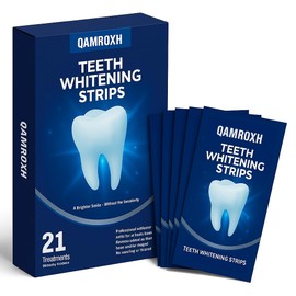 Teeth Whitening Strips – Non-Sensitive Teeth Whitening Stickers, 10 Packs (21 Strips) for Easy Home Whitening
