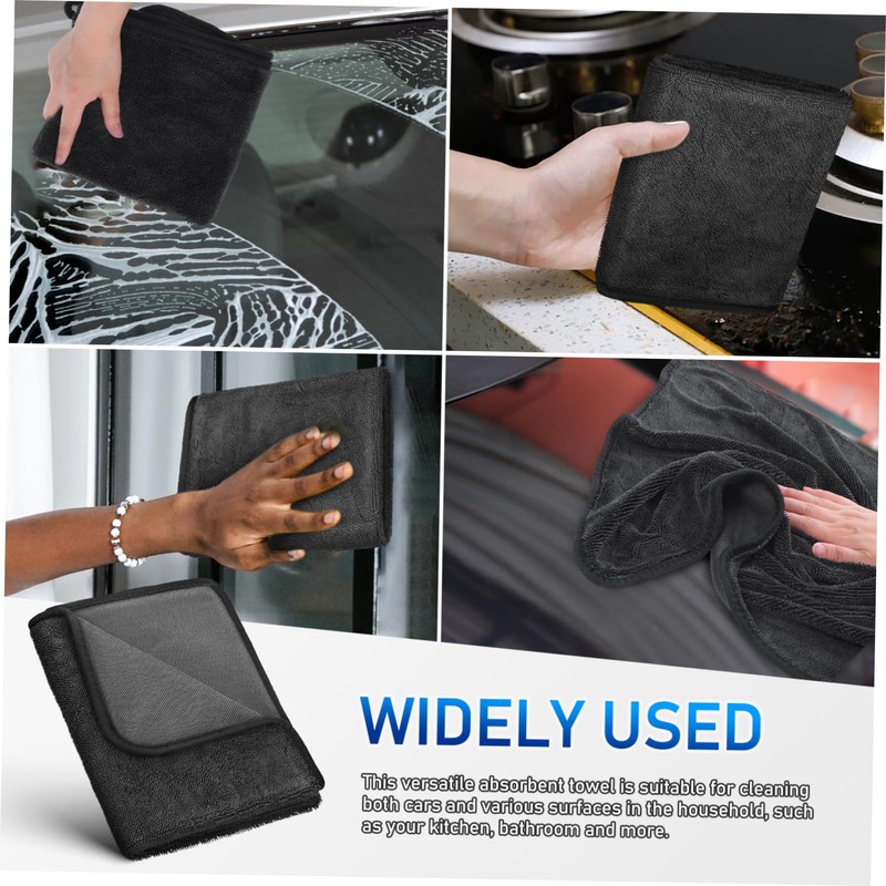 Alipis Car Drying Towel Extra Microfiber Highly Absorbent Cloth for