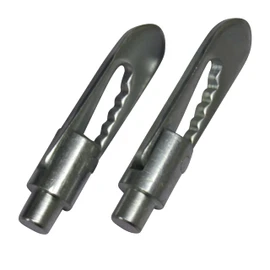 Antiluce Fasteners Drop Lock Pins x2 (8MM - 12MM Anti Luce Catch Latch Trailer Bolt) (12MM Weld On Pin)