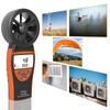Handheld Vane Anemometer Air Flow Tester, Kethvoz Digital Wind Speed