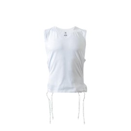 Adult T-Shirt Tzitzit Ashkenaz - Meyuchad Thin Tzitzis Undershit 100% Cotton V-Neck Certified Kosher Tallit Katan Size XS