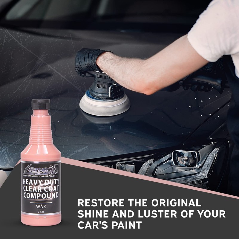 LANE'S Heavy Duty Clear Coat Compound, Car Paint Scratch Repair,
