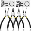 Juego de 4 Alicate de Anillo a Presión, Pinzas Craftsman,