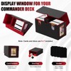 SelWatty Card Organizer, Card Deck Box Fits 200 Double Sleeved