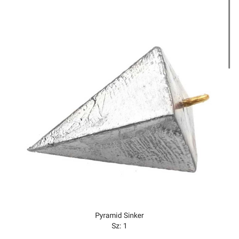 Circle B Tackle Pyramid Sinker Jig Size 1 Oz, 4