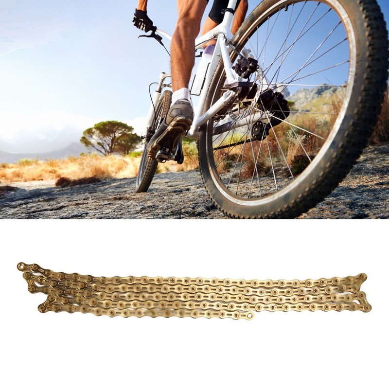 116 Link Bike Speed Chain 9 Speed Hollow Alloy Steel