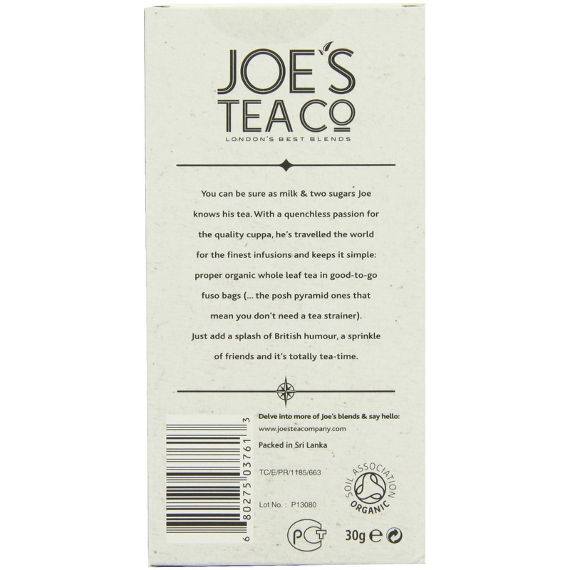 Joe's Tea Co. Proper Peppermint - 15 x organic pyramid