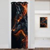 Chaohuan Black Wolf Door Curtain, Red Fire Eyes Fantasy Animal