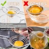 Zhenghebuy Egg Separator Tool,304 Stainless Steel Egg Separator,Egg Yolk White
