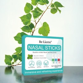 RE LIERRE 3-in-1 Nasal Suction Stick. Solve tiredness, sleepiness and shortness of breath once a day, refresh every moment and stay energized all day long! - Specification: 3 Boxes of 9