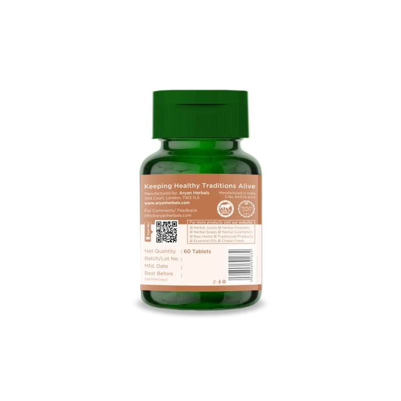 Aryan Herbals Neem (Indian Lilac) 60 Tablets of 500 MG