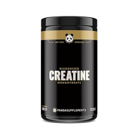Underground Bio Labs: Panda Supps Micronized Creatine 5000mg | Pre and Post Workout Recovery Drink | Enhanced Muscle Mass, Athletic Performance, and Muscle Recovery - Unflavored (100 Servings)