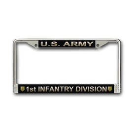 MilitaryBest U.S. Army 1st Infantry Division License Plate Frame