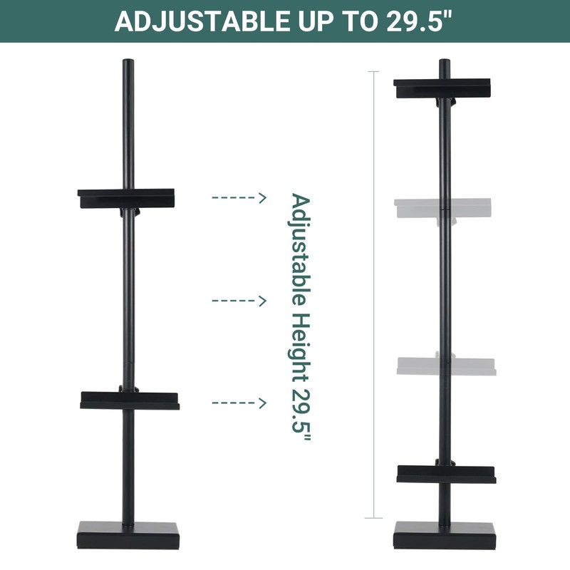 YJREW Tabletop Picture Frame Stand, Adjustable for Frames Up to