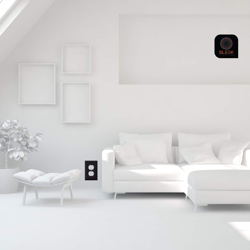 SleekLighting Single Duplex Wall plates | Decorative Bamboo Classic Beadboard