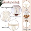 Yulejo Macrame Hat Hangers Boho Hat Rack for Wall Western
