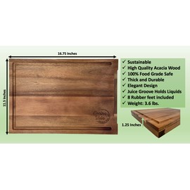 Acacia Wood Cutting Board with 4 Collapsible Containers and a Strainer - All-in-One Over the Sink or Counter w/Optional Slide-out Kitchen Must Have