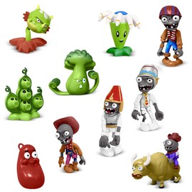 Genqiang Action Figures Set, 10 Pieces Mini Figurines, Surprise Game Series PVC Toys for Kids and Fans, Ideal for Collection Party Supplies Cupcake Toppers