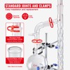 Happybuy 3.3 Boro Lab Distillation Kit, 1000ml Essential Oil Distillation