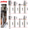 Tungsten Carbide Burr Set 1/4" Shank 8PC Double Cut Rotary