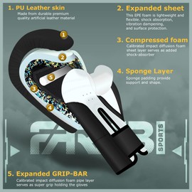 Farabi Sports Kids Boxing Gloves 6, 8-oz Junior Muay Thai Gloves Youth Kickboxing Sparring Punching Bag Training Gloves (Black/White, 4-oz)