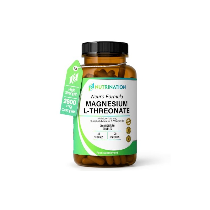 Magnesium L-Threonate Complex 2600mg | Neuro Formula with 2000mg Magnesium