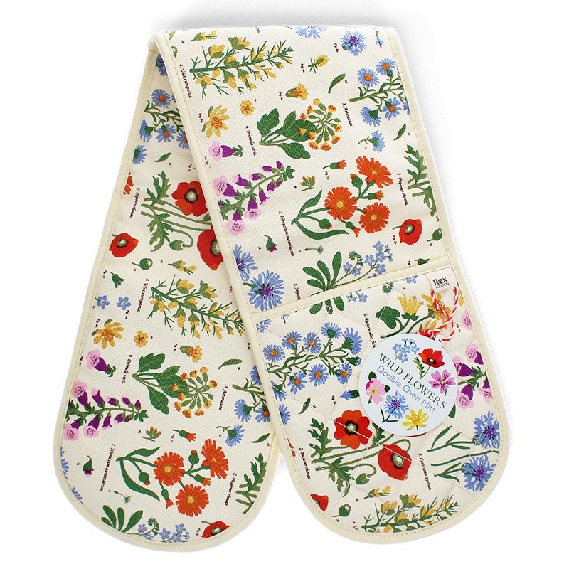 Double Oven Glove - Wild Flowers