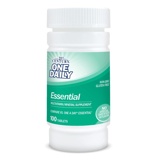 21st Century One Daily Essential Tablets, 100 Count