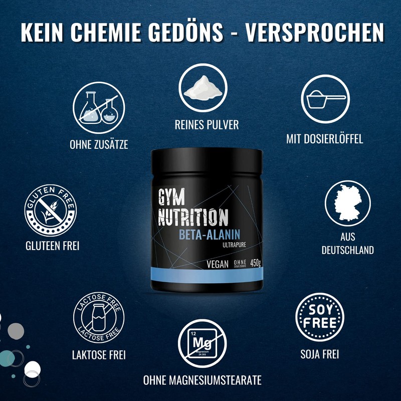 Premium Beta Alanine - High Dose - Vegan - No