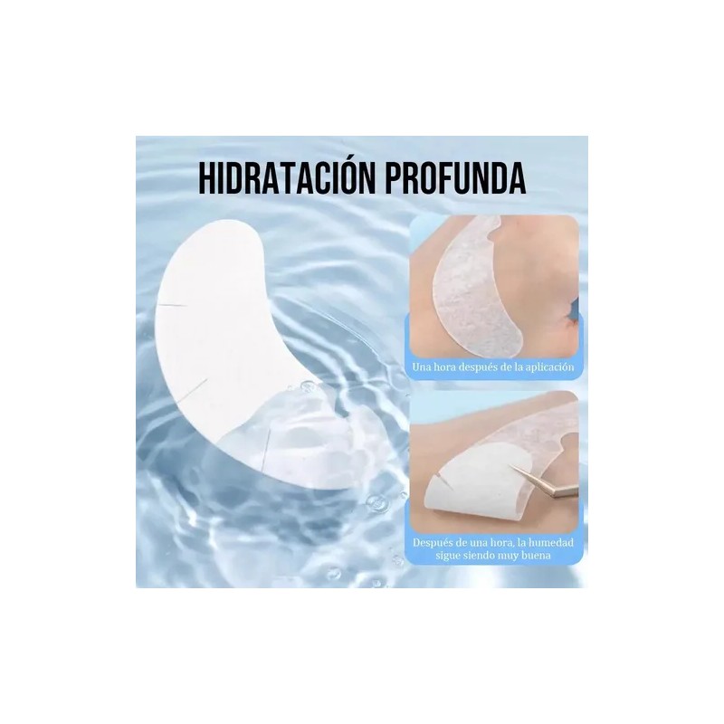 100 Pzas Parches Hidrogel Para Extesiónde Pestañas Mink