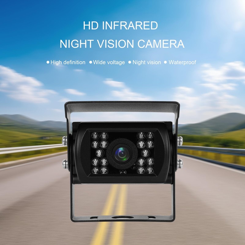 CAMECHO [AHD+CVBS] Bus Truck Vehicle Backup Cameras Wide View Angle