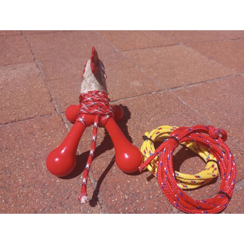 ROOSTER CROWS MICRO Chicken Roping Dummy w/ 2-Chicken Ropes Roping