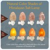 Spantik Pink Himalayan Salt Lamps - Hand Carved, Natural Night