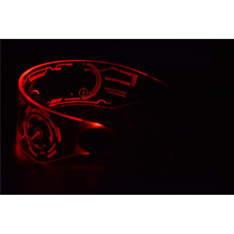ASVP Shop Cyberpunk LED Visor Glasses - Perfect For Cosplay