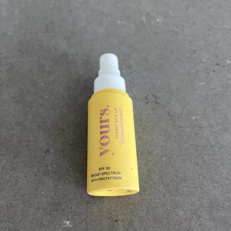 Yours Skincare SUNNY SIDE UP Sunscreen Mist 1.35oz | NWOB