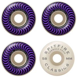 Spitfire Skateboard Wheels F4 Classics 99A Purple/White 58mm