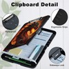 RWUTYTIUL Flame Dragon A4 Clipboard with Storage Pen Holder, Clipboards