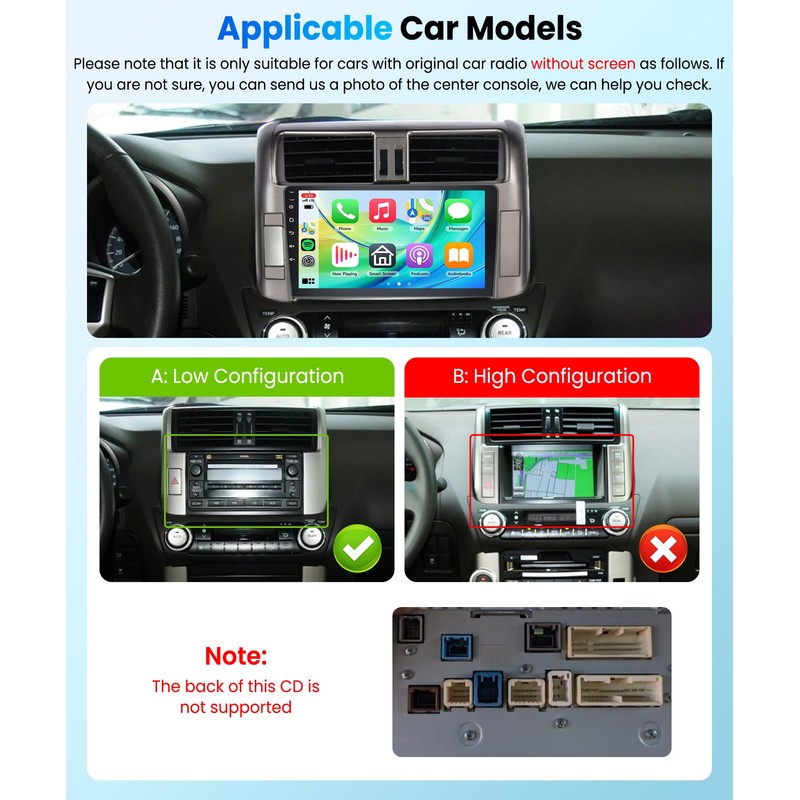 4G+64G with Qualcomm 8 Core Android 13 Car Stereo for