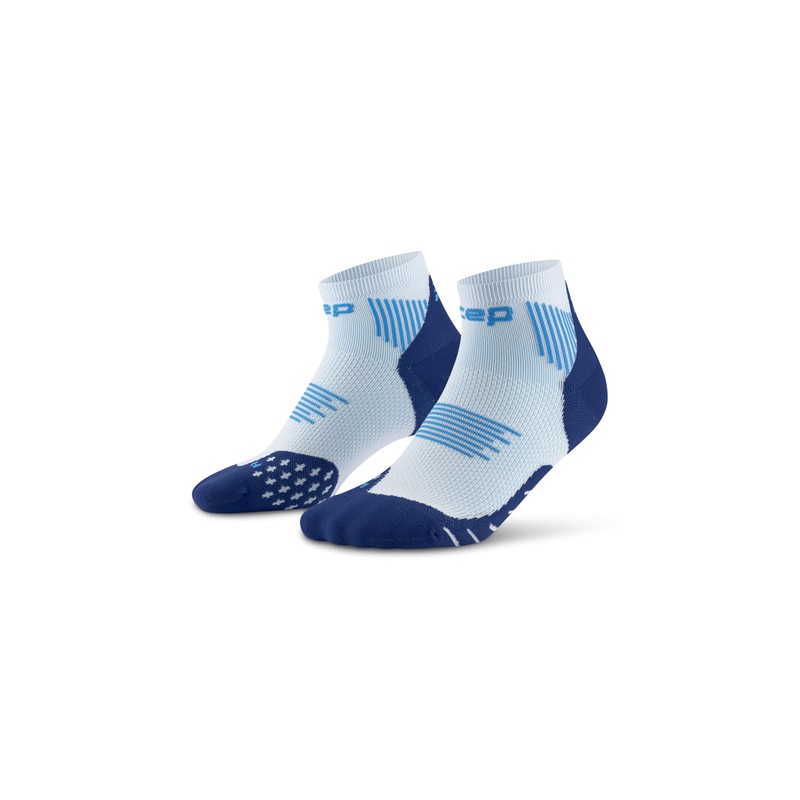 CEP Core Run Low Cut Socks 5.0, Ice/Blue, Unisex, LG