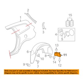 GM 25830935 Rocker Panel Extension Molding - Left