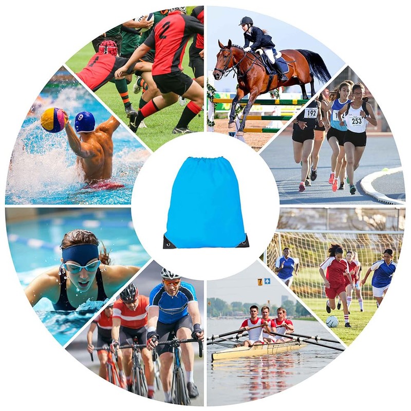 Drawstring Backpack, 30 Pcs Bulk Draw String Bags, Polyester Cinch