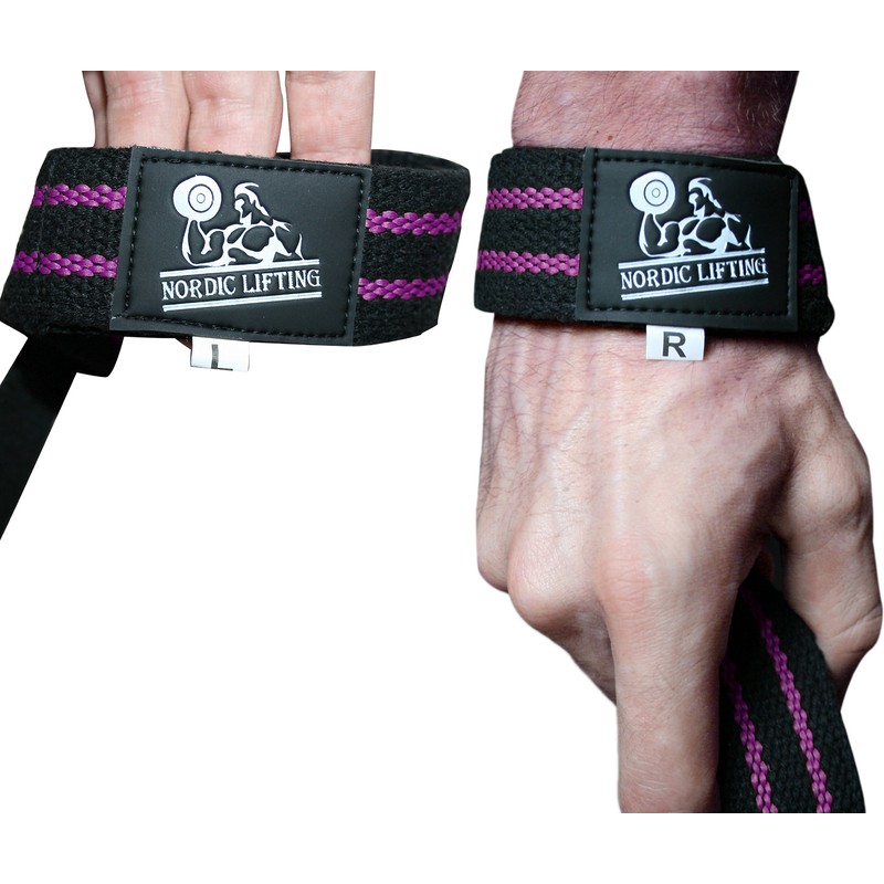 Wrist Wraps + Lifting Straps Bundle (2 Pairs) for Weightlifting,