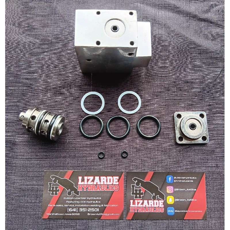 Lizarde Hydraulics Lowrider Hydraulics, ADEX/ADEL Square Dump REBUILD kit