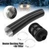25mm Air Intake Filter Silencer and Intake Pipe with Clip
