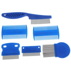 CORHAD 1 Set Multifunctional Pet Grooming Comb Double Sided Dog and Cat Hair Care Tool for Detangling Fluffing and Deep Cleaning Ergonomic Grip for Comfortable Use