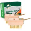 SCRUBIT Moss & Weed Remover Wired Grout Cleaner Brush, Great
