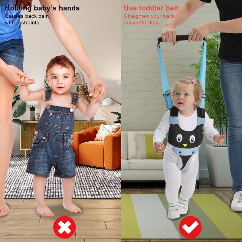 IULONEE Toddler Walking Harness Mesh Baby Walker Helper Assistant Belt